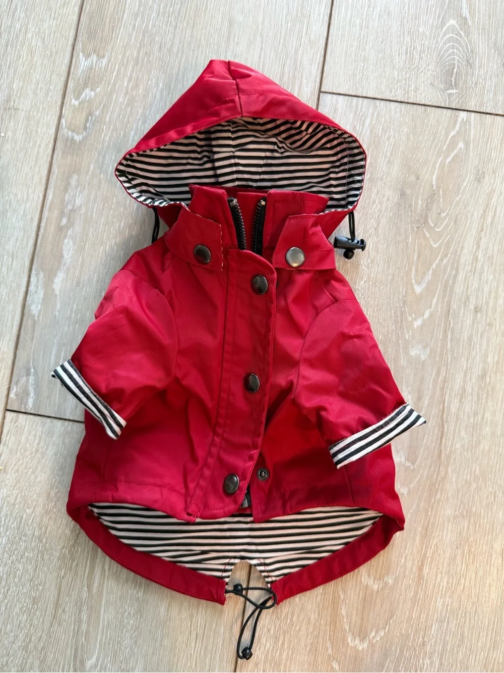 New Ellie Dog Raincoat - preppy, waterproof.